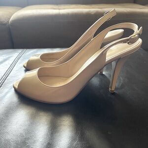 Patton leather tan 2” heels